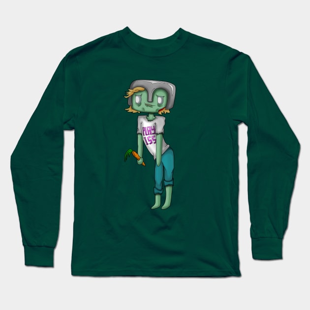 Zombie Play Long Sleeve T-Shirt by ItsSimplySurvival